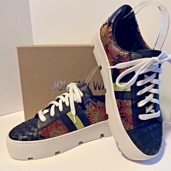 Johnny Was Shoes - Johnny Was Downtown Jacquard Sneakers Shoes 10 Biya JWLA 3J Workshop MSRP $268